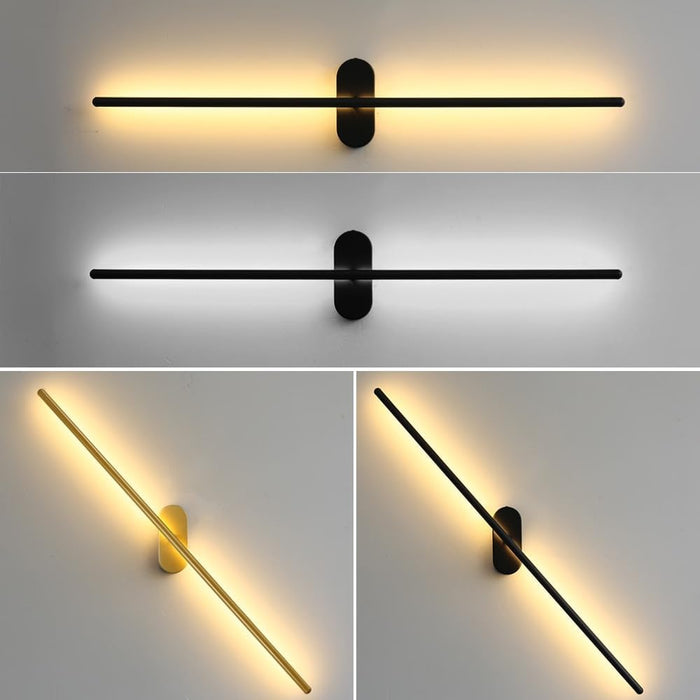 Modern Smart Strip Long Wall Sconce Light for Living Room/Bedside