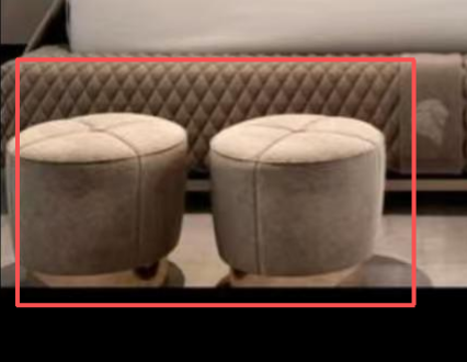 Luxury Taper Drum Tufted Upholstered Ottoman