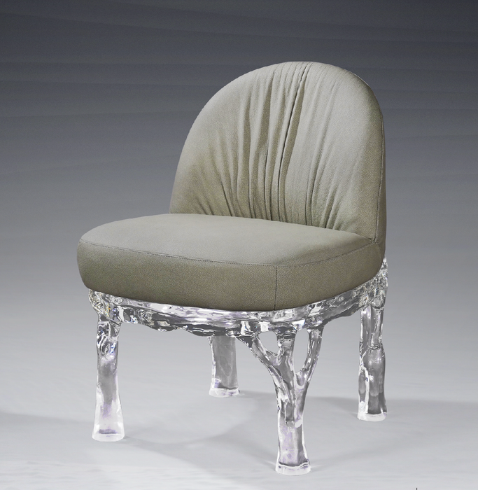 LYFAIRS x GORDON GU Branches Dawn Leather Chair
