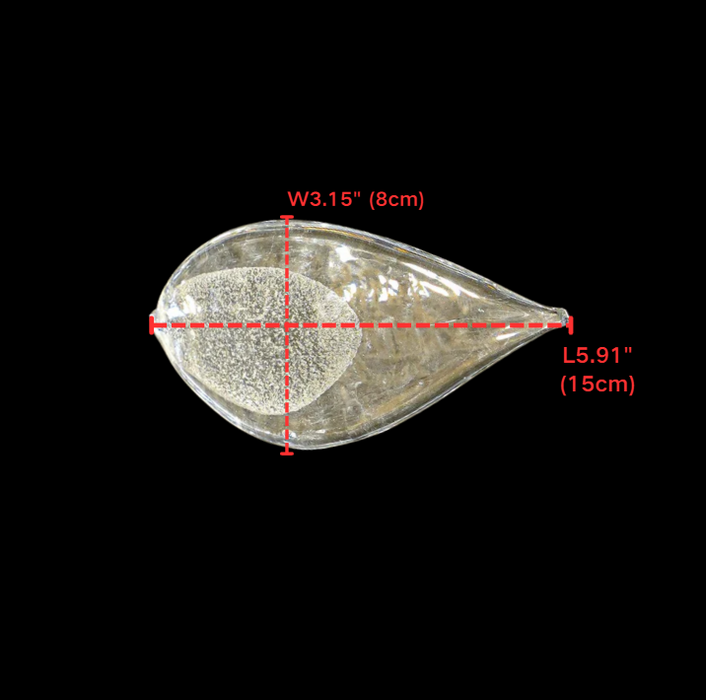 Modern Floating Glass Leaves Chandelier for High Ceiling/Hotel/Restaurant