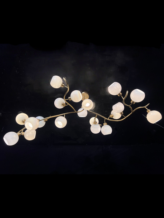 Modern Hand-blown Glass Globes Branch Chandelier for Living/Dining Room/Kitchen Island