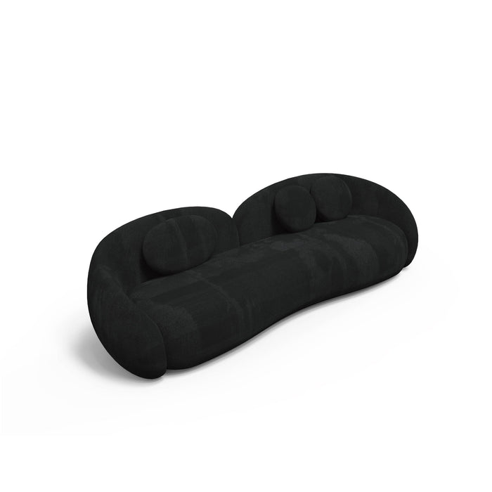 Statement Chic Cloud‑Like Organic Curvilinear Boucle Upholstered Sofa