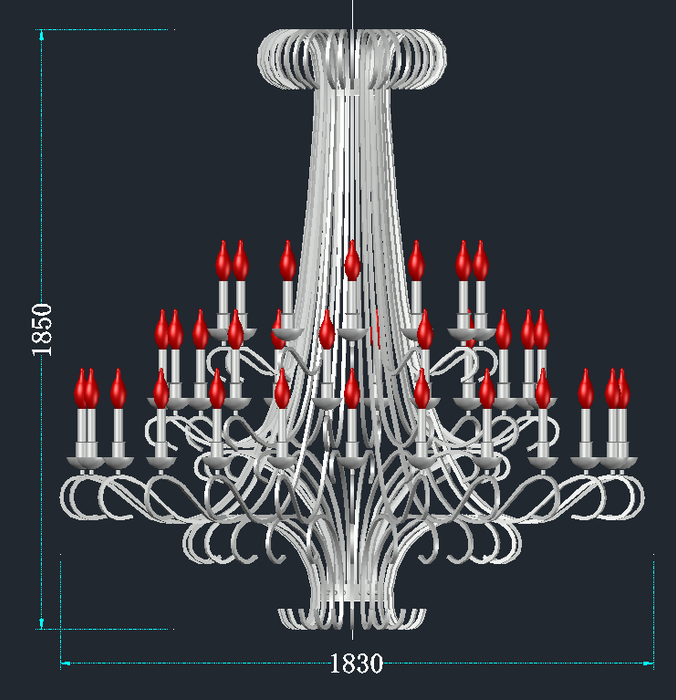 Lampadario vintage in cristallo con tentacoli di polpo per soggiorno/scala/ingresso