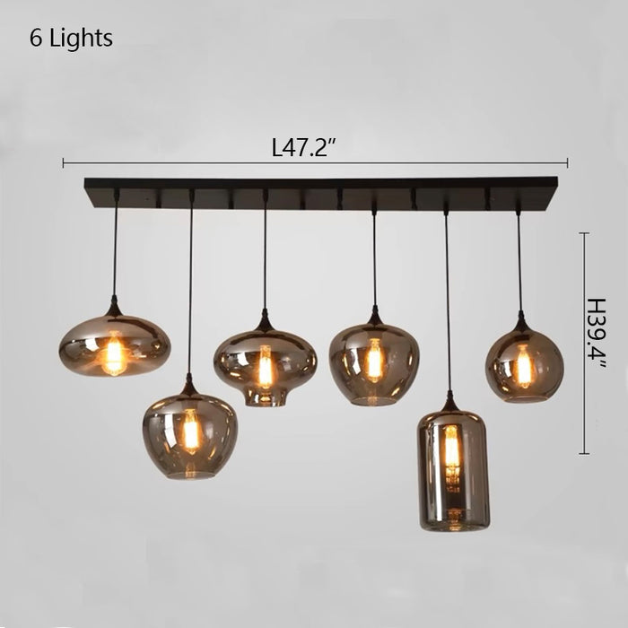 Modern Glass Lamp Designer Models Coffee/Dining Bar/Table Scandinavian Chandelier