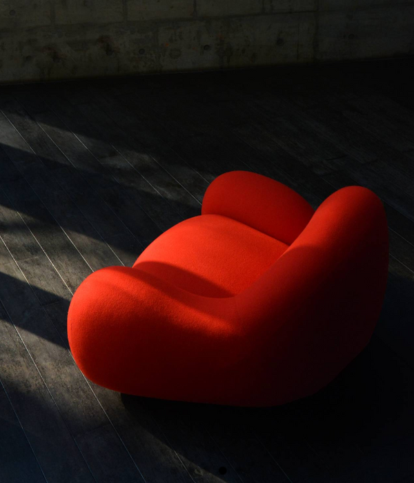 Modern Whimsical Soft Bulbous Round Upholstered Lounge Chair