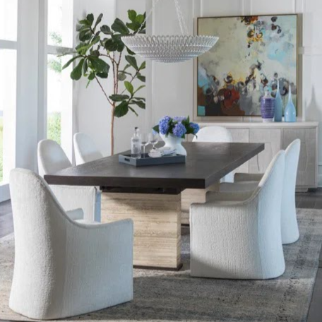 Contemporary Extendable Rectangular Dining Table