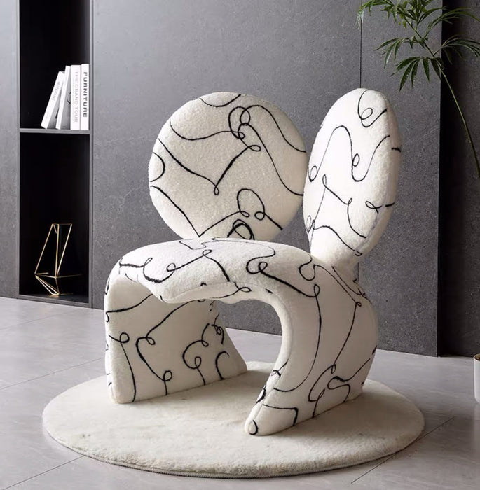 Creative Irregular Teddy Fleece Sofa Chair