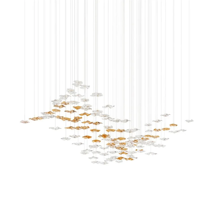 Modern Floating Starfish Glass Chandelier for High Ceiling/Hotel/Restaurant