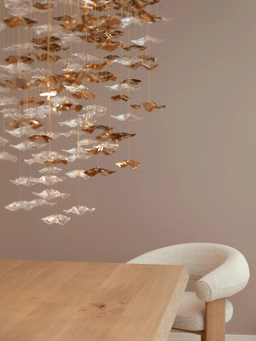 Modern Floating Starfish Glass Chandelier for High Ceiling/Hotel/Restaurant