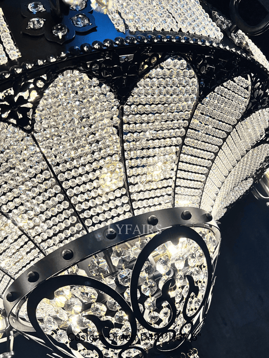 Arabian Nights Ornate Elegance Chandelier for High-ceiling
