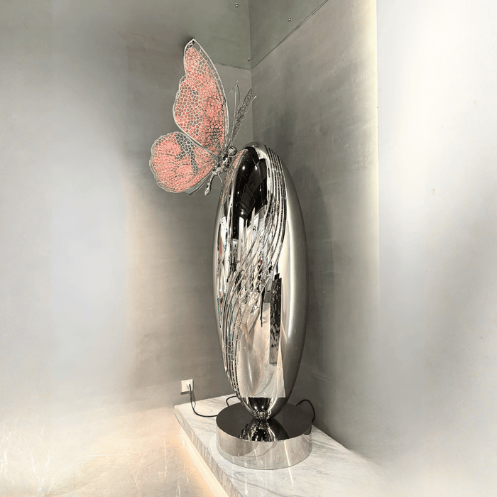 Chromatic Butterfly Stainless Steel Sculpture for Living Room/Foyer/Hotel
