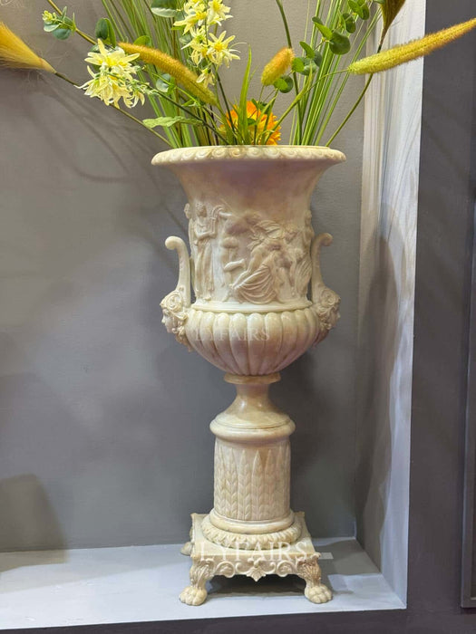 Classical Figural Relief Urn Vase