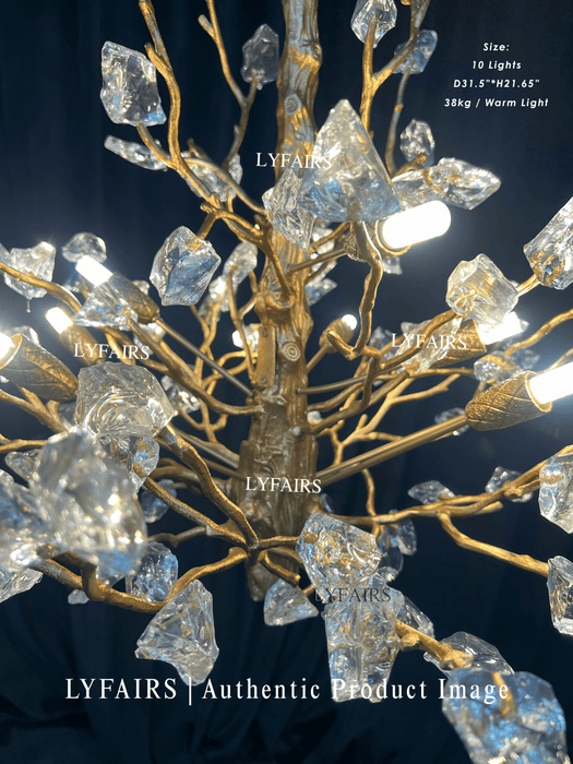 Creative Design Gemstone Branch Chandelier for Living Room/Bedroom