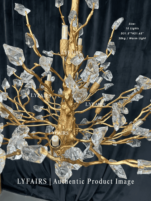 Creative Design Gemstone Branch Chandelier for Living Room/Bedroom