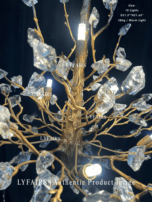 Creative Design Gemstone Branch Chandelier for Living Room/Bedroom