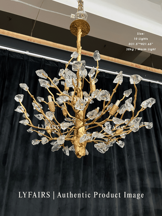 Creative Design Gemstone Branch Chandelier for Living Room/Bedroom