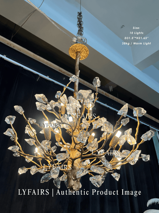 Creative Design Gemstone Branch Chandelier for Living Room/Bedroom