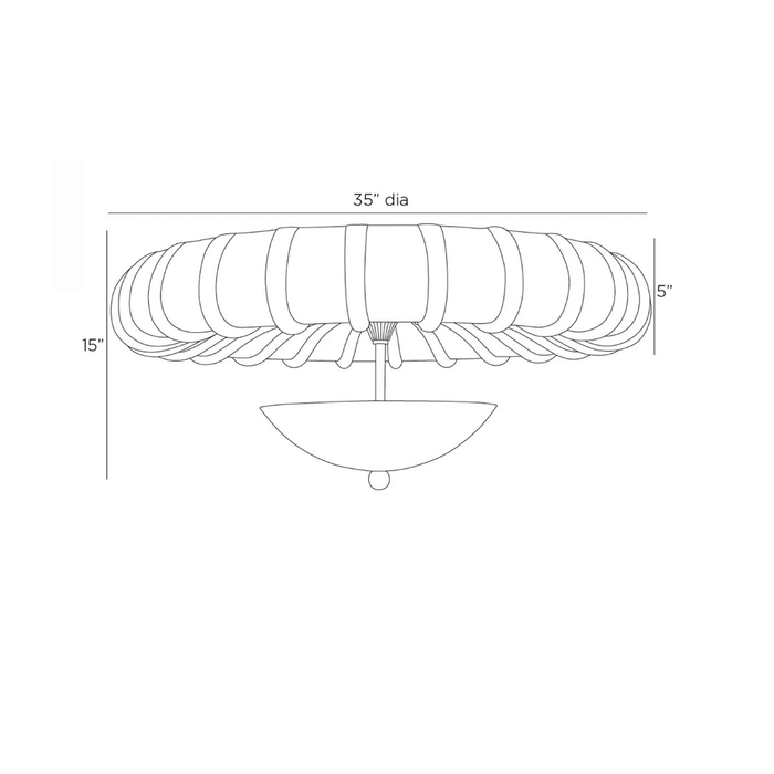 Creative Round Ceiling Light for Living Room/Dining Room/Bedroom