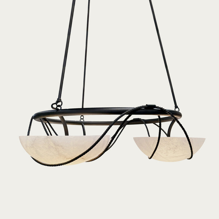 Customized Alabaster Chandelier