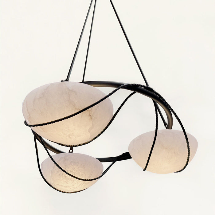 Customized Alabaster Chandelier