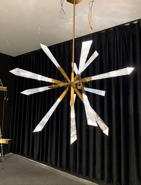 Luxury Sputnik/Linear Crystal Chandelier for Living Room/Dining Room/Bedroom