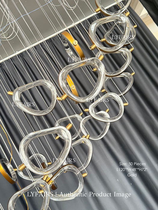 DIY Floating Bubble Glass Chandelier for Living Room/Dining Room/Hotel