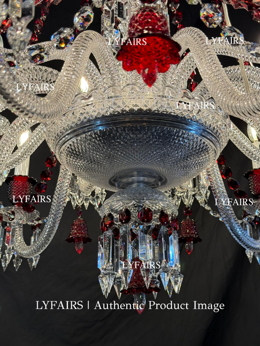 Candelabro de cristal de lujo de estilo europeo, candelabro de gran tamaño con diseño de rama artística, accesorio de iluminación para vestíbulo/escalera