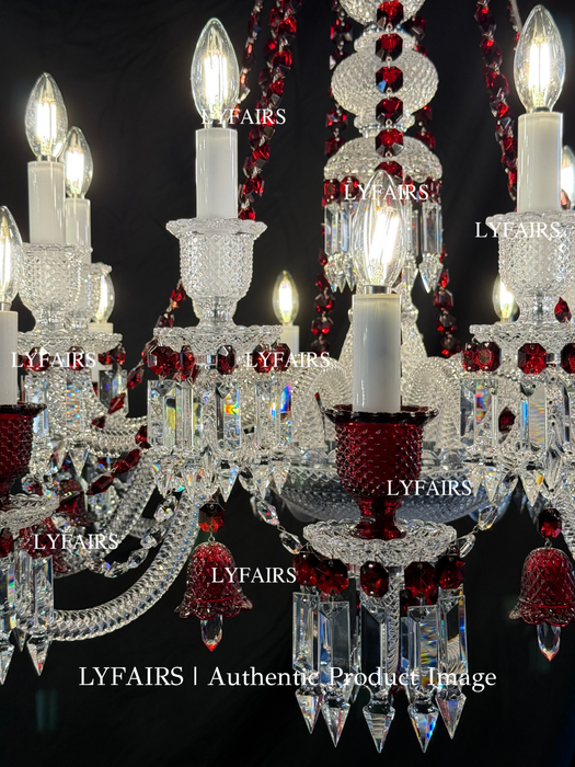 Candelabro de cristal de lujo de estilo europeo, candelabro de gran tamaño con diseño de rama artística, accesorio de iluminación para vestíbulo/escalera