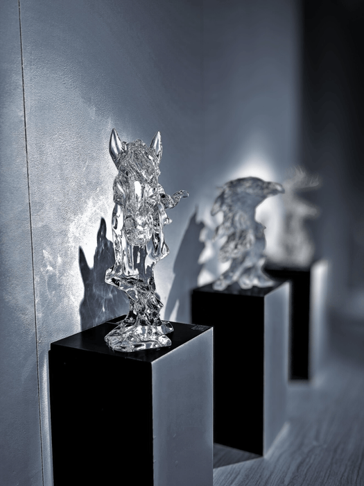 LYFAIRS x GORDON GU Galloping Horse Crystal Sculpture