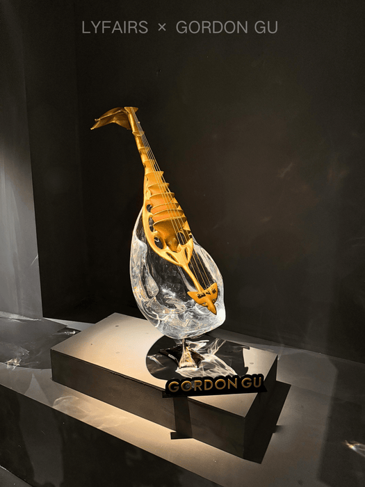 LYFAIRS x GORDON GU Glacier Crystal Guitar Sculpture