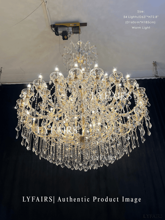 Grand Imperial Crystal Palace Chandelier for Mansion/Hotel Lobby/Banquet Hall