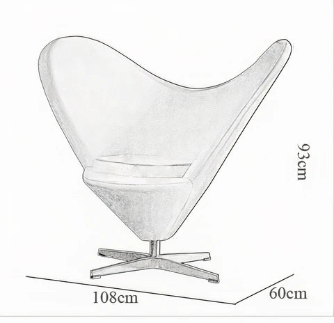 Creative Design Heart Chair