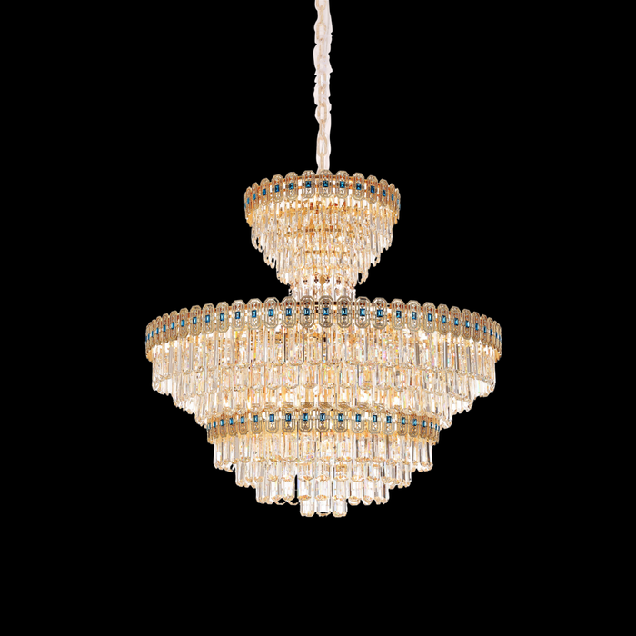 Luxury Multi-tier Crystal Chandelier Set for Kitchen Island/Dining Room/Bedroom