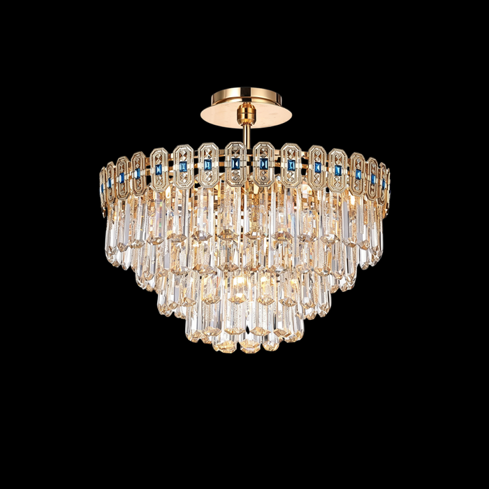 Luxury Multi-tier Crystal Chandelier Set for Kitchen Island/Dining Room/Bedroom