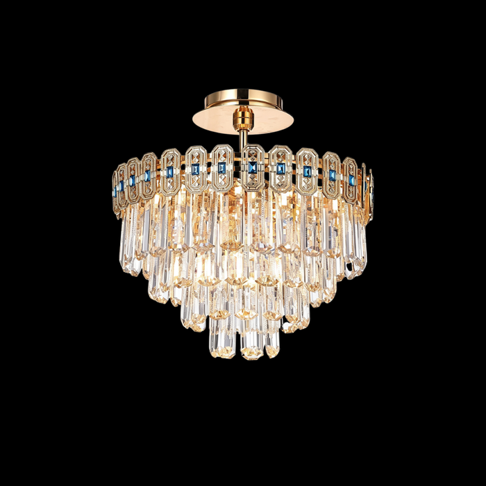 Luxury Multi-tier Crystal Chandelier Set for Kitchen Island/Dining Room/Bedroom