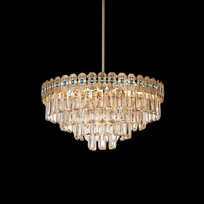 Luxury Multi-tier Crystal Chandelier Set for Kitchen Island/Dining Room/Bedroom