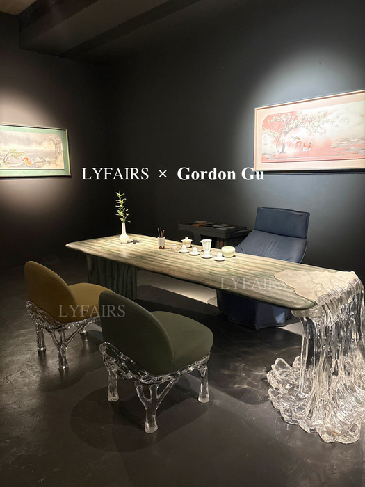 LYFAIRS x GORDON GU Branches Dawn Leather Chair