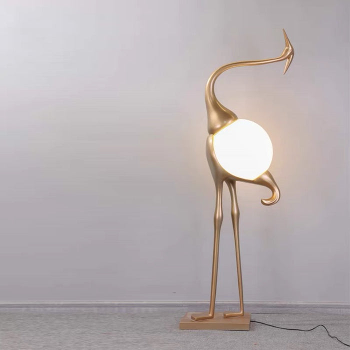 Lámpara de pie Art Design Crane