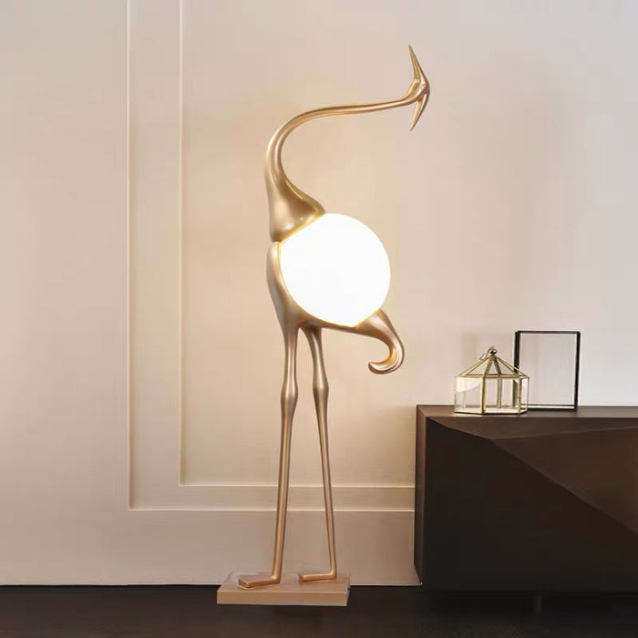 Art Design Crane Floor Lamp