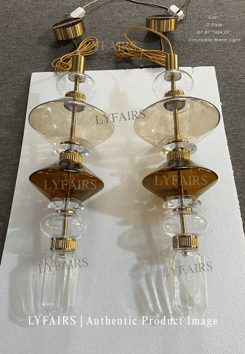 Irregular Art Glass Pendant Lamp