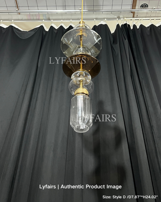 Irregular Art Glass Pendant Lamp