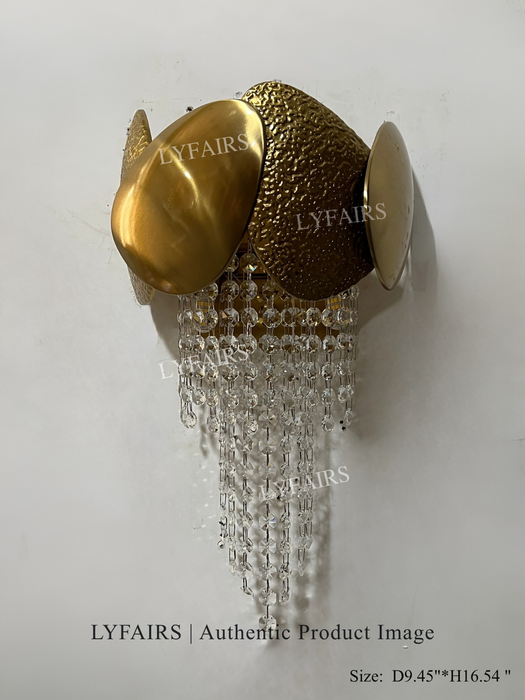 Italian Style Crystal Tassel Wall Lamp