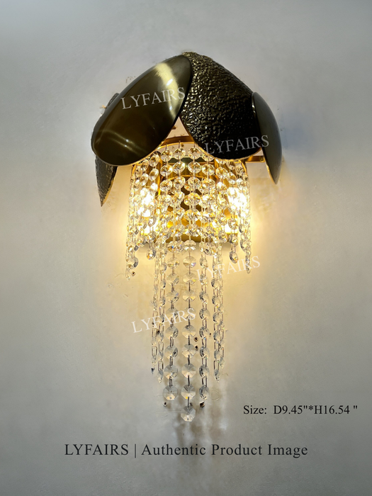 Italian Style Crystal Tassel Wall Lamp