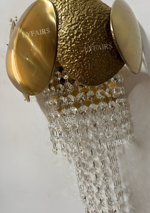 Italian Style Crystal Tassel Wall Lamp