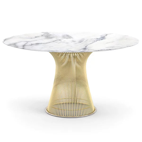 Round Gold Dining Table