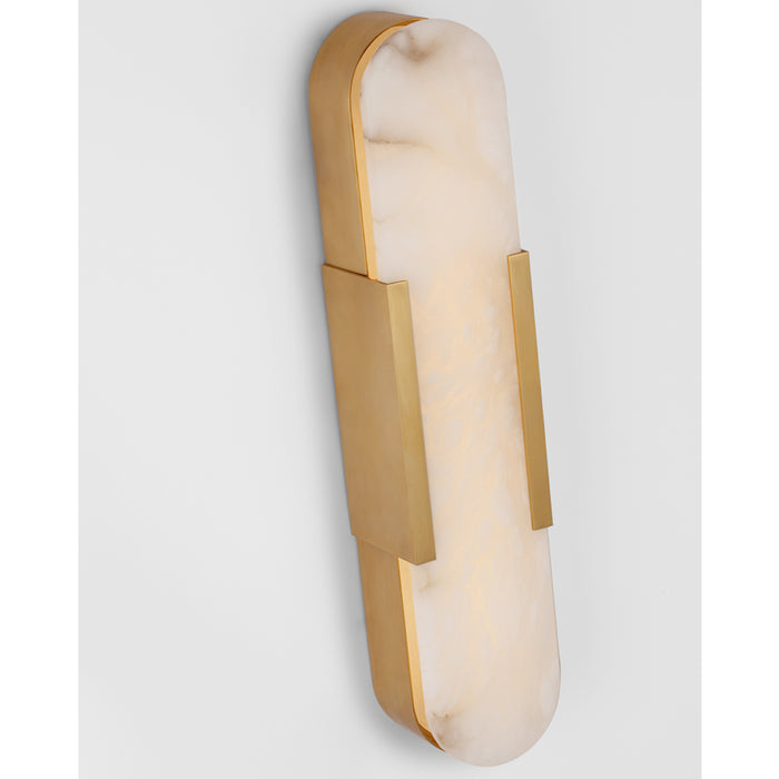 Modern Oval Alabaster Wall Lamp