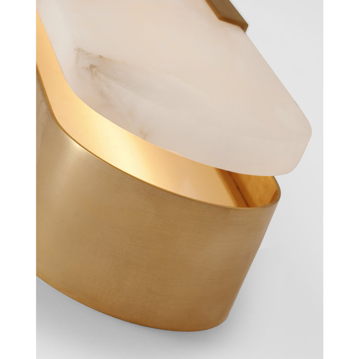 Modern Oval Alabaster Wall Lamp