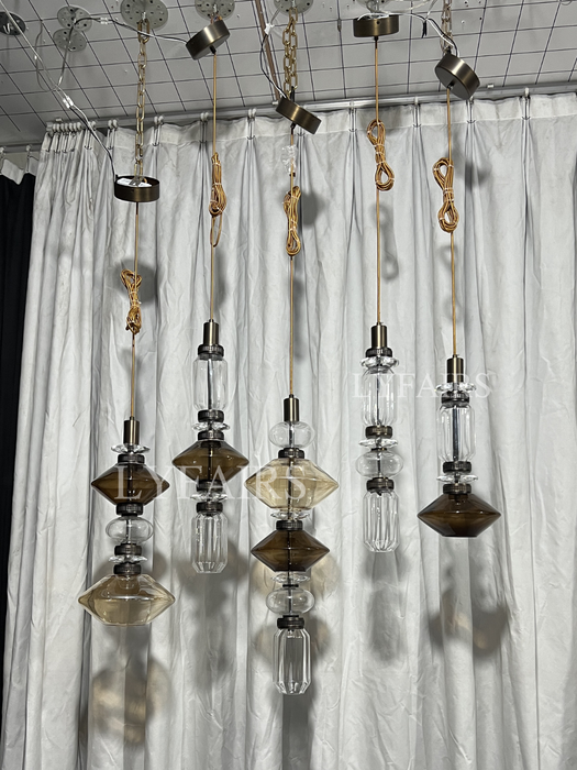 Irregular Art Glass Pendant Lamp