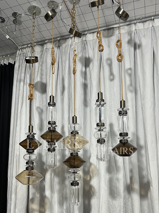 Irregular Art Glass Pendant Lamp