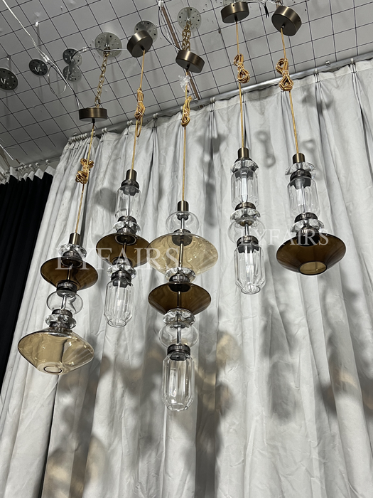 Irregular Art Glass Pendant Lamp